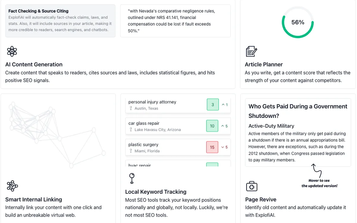 explofi tools page