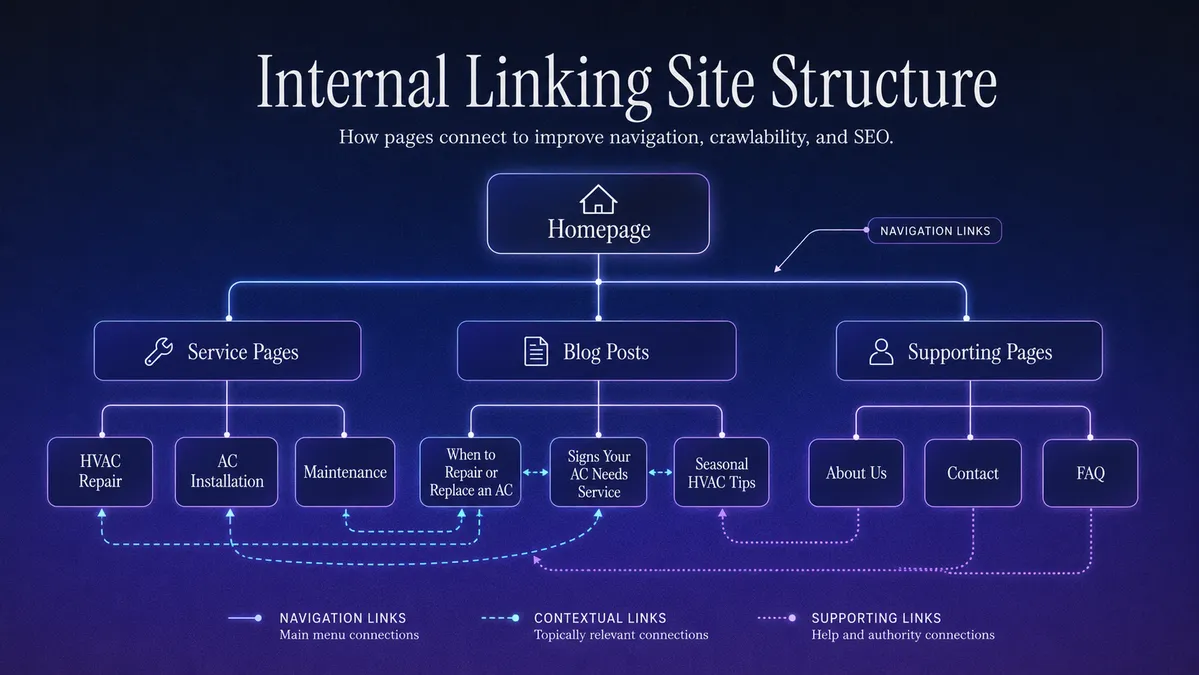 internal linking site structure