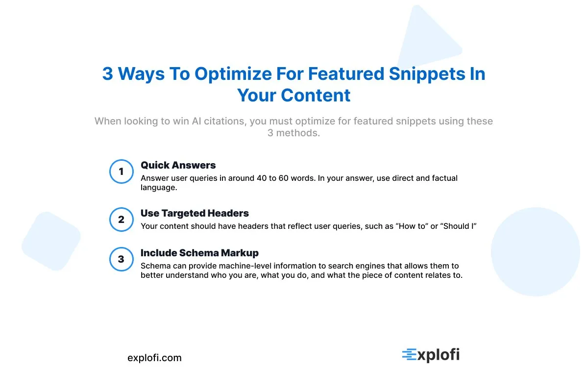 Key features to look for in AI-driven SEO content editors infographic