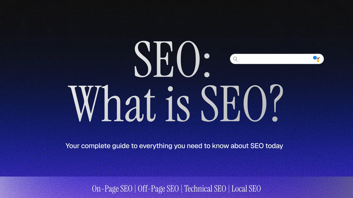 SEO: What is Search Engine Optimization? blog cover image