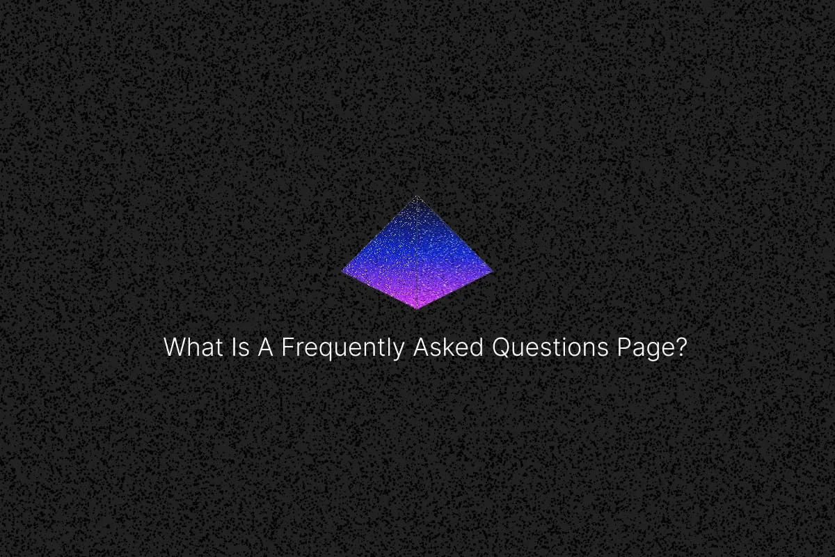 What Is An FAQ Page? cover image